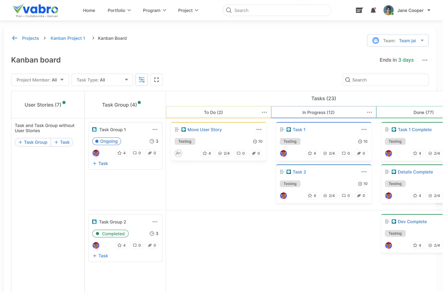 kanban board